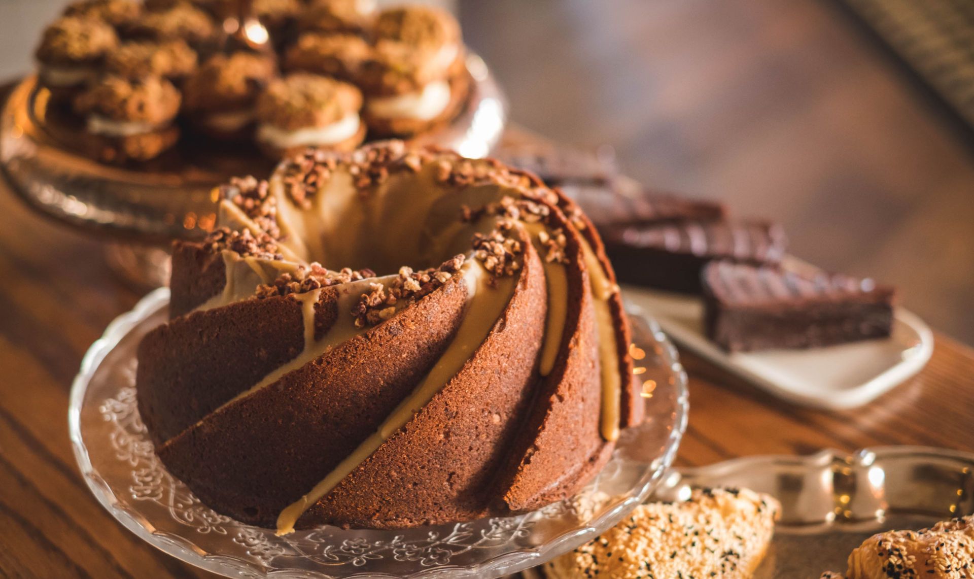 House pastries and cakes