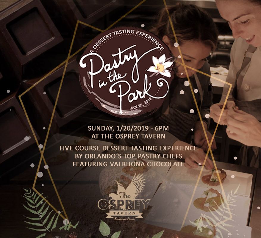 Sun, Jan 20 2019 ‘Pastry in the Park’ Five Course Dessert Tasting Experience